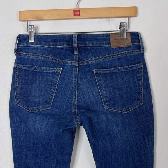 Lucky Brand Women's Jeans 2/26 Lolita Skinny Dark Wash Denim Low Rise Stretch - Picture 5 of 7